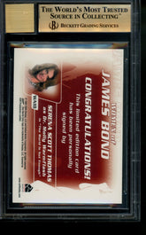 2004 James Bond Autograph Serena Scott Thomas Warmflash LE Auto BGS 9.5